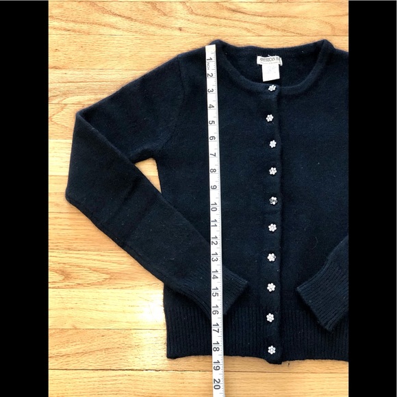 American Rag black angora blend cardigan - Picture 4 of 6